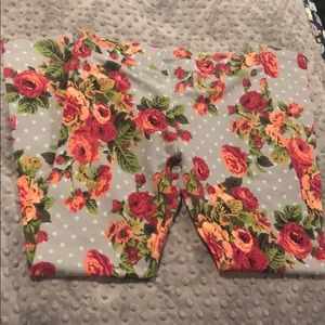 Matilda Jane floral leggings size 12